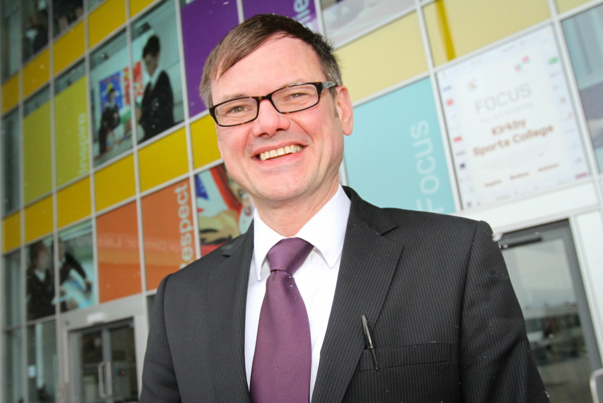 Kirkby High School Headteacher Bill Leyland