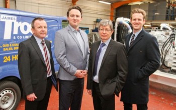 Polaris directors Ben and Sam Pinnington join James Troop's Operations Director Robert Pollock and Finance Director Derek Bate